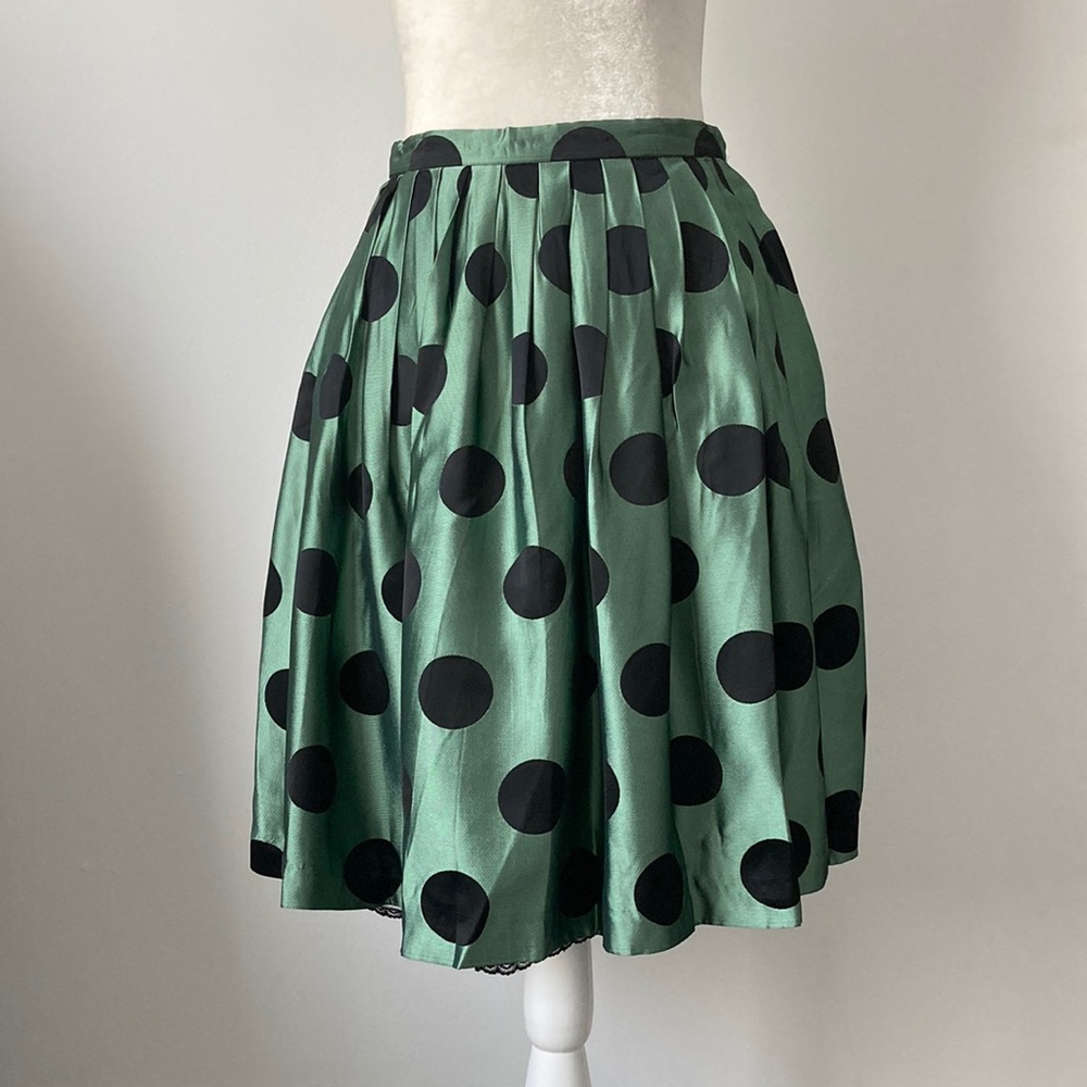 Alfred Sung Polka Dot Skirt with Pockets - Vintage